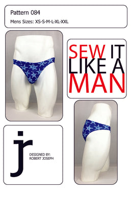 Men's Slim Line Swim Brief Underwear Sewing Pattern PDF 054 – Sew